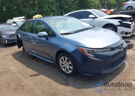 2020 Toyota Corolla Le z USA, uszkodzony, nr VIN JTDEPRAE9LJ059370